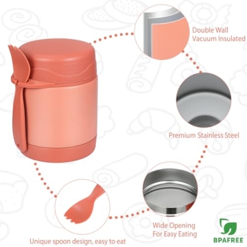 Kids 10oz Insulated Soup Thermo - Leak Proof & Hot