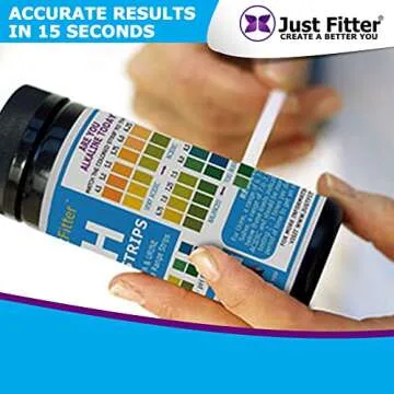 Just Fitter pH Test Strips for Testing Alkaline and Acid Levels in The Body. Track & Monitor Your pH Level Using Saliva and Urine. Get Highly Accurate Results in Seconds.