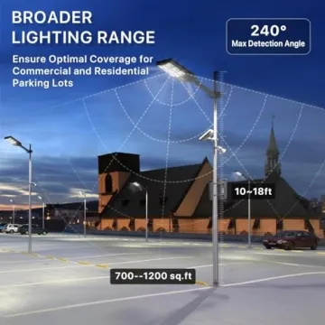 Brazuel 1000W Solar Street Lights for Outdoor Security