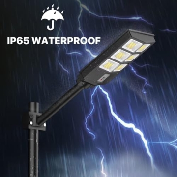 Brazuel 1000W Solar Street Lights for Outdoor Security