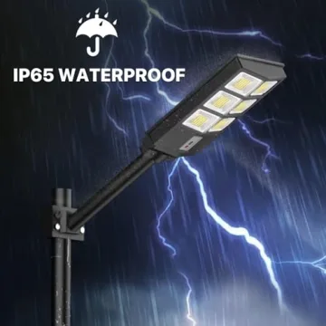 Brazuel 1000W Solar Street Lights for Outdoor Security