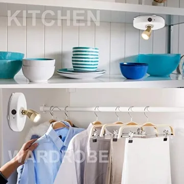 HONWELL LED Battery Powered Spotlight 2 Pack for Art