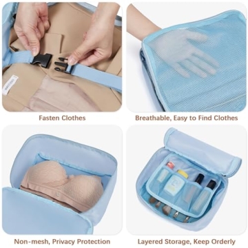 Efficient Packing Cubes Set for All Travelers