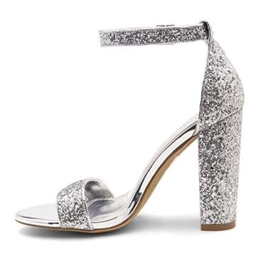 Herstyle Rosemmina Stylish Chunky Block Heels for Events