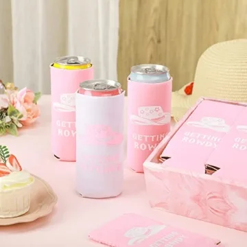 Bachelorette Party Can Cooler Sleeves Set for Bridal Celebrations