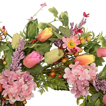 VGIA 20 inch Summer Wreath for Vibrant Home Decor
