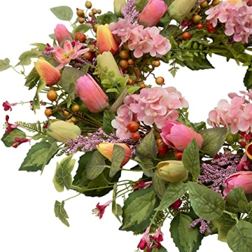 VGIA 20 inch Summer Wreath for Vibrant Home Decor