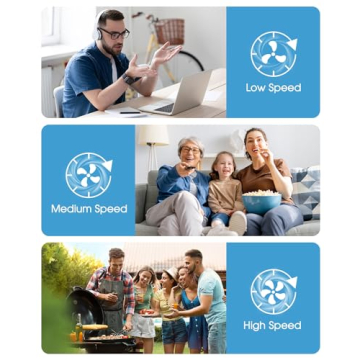 Portable Misting Fan - Rechargeable, USB Powered & Quiet