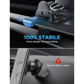 LISEN Magnetic Phone Holder for Car Vent - 2 Pack