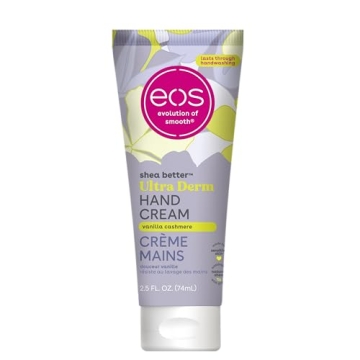 eos Shea Better Hand Cream - Vanilla Cashmere | Instant Hydration + Lasting Protection | 2.5 oz