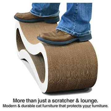 Ultimate Cat Scratcher Lounge - Durable & Reversible for Cats