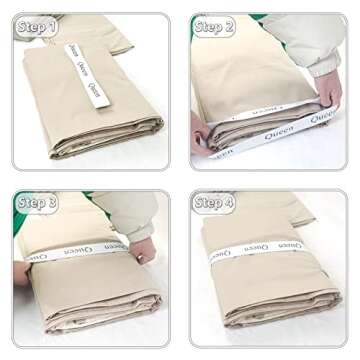 Stylish Jajahu Bed Sheet Organizer Bands | 4Pcs Set to Declutter
