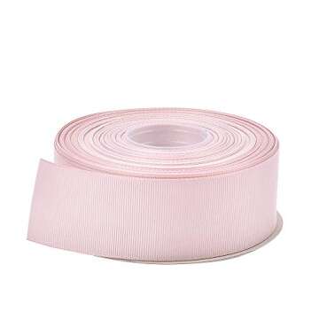 Ribest 1-1/2 inch 25 Yards Solid Grosgrain Ribbon Per Roll for DIY Hair Accessories Scrapbooking Gift Packaging Party Decoration Wedding Flowers Vanilla