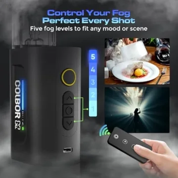 COLBOR CF3 Portable Mini Fog Machine for Parties and Photography