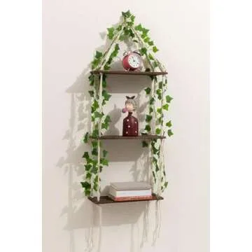 Chic Macrame Wall Shelves for Boho Decor and Plants