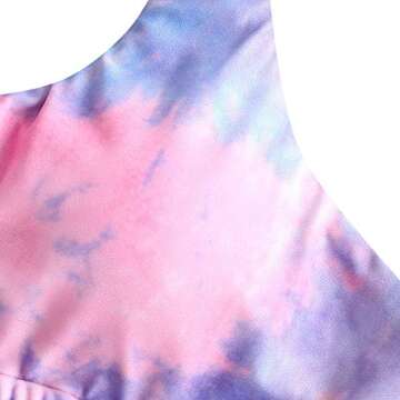 ZAFUL Women Swimsuit Ribbed Cutout Two Piece Bathing Suit High Cut Bikini Set