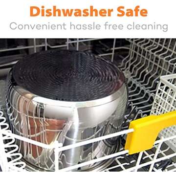 Goldlion Stainless Steel Inner Pot Compatible with Ninja Foodi 6.5 Quart Accessories Replacement Insert Liner