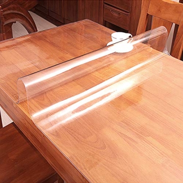 Multi-Size Clear Plastic Table Protector for Ultimate Surface Protection