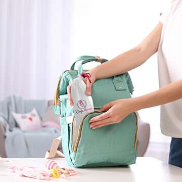 Ninja Mama Peri Bottle for Postpartum Care Post Partum Essentials for Pain Relief, Tears & Hemorrhoids After Birth Portable Perineal Bottle with Angled Spout Labor & Delivery Hospital Bag. (360ml)