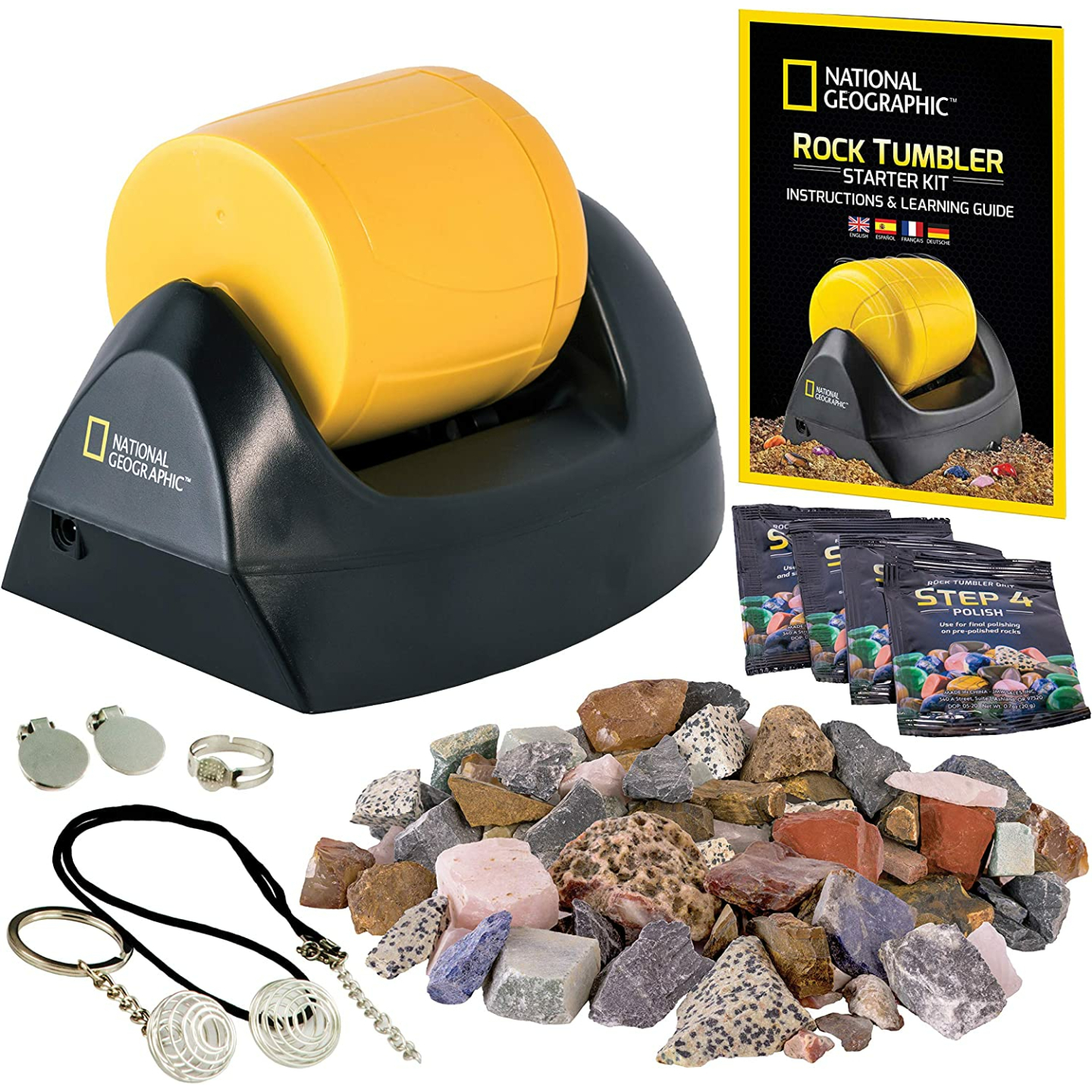 NATIONAL GEOGRAPHIC Rock Tumbler Kit for Kids