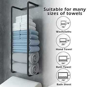 Stylish Rxvotocr Towel Rack - Perfect Bathroom Organizer
