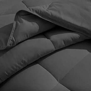 Charcoal Twin Extra Long Down Alternative Comforter Set