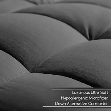 Charcoal Twin Extra Long Down Alternative Comforter Set