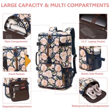 G-FAVOR 40L Carry On Travel Backpack for All Occasions