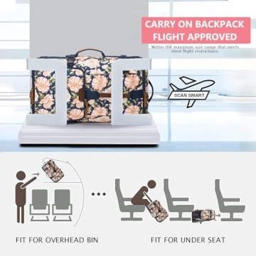 G-FAVOR 40L Carry On Travel Backpack for All Occasions