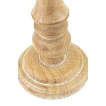 IMAX Mason Vintage Wooden Candleholders - Set of 5