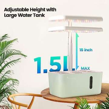 LetPot Hydroponics Grow System - Smart Indoor Garden Kit for Hydroponics Starter Beginners, Hydroponics Growing System Indoor Garden with Automatic Self-Watering and LED Grow Lights