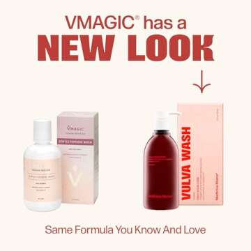 VMAGIC by Medicine Mama Vulva Wash –pH Balanced Daily Feminine Wash – Gentle, Fragrance Free & N...