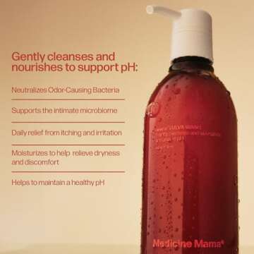 VMAGIC by Medicine Mama Vulva Wash –pH Balanced Daily Feminine Wash – Gentle, Fragrance Free & Non-Irritating – Gynecologist Recommended Intimate Cleanser for Sensitive Skin – 8 oz