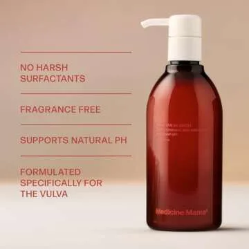 VMAGIC by Medicine Mama Vulva Wash –pH Balanced Daily Feminine Wash – Gentle, Fragrance Free & Non-Irritating – Gynecologist Recommended Intimate Cleanser for Sensitive Skin – 8 oz