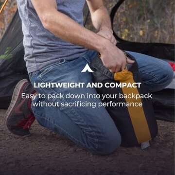 TETON Sports Trailhead, 20 Degree Sleeping Bag; Lightweight, Warm Mummy Sleeping Bag, Camping, Backpacking, Hiking