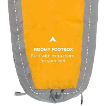 TETON Sports Trailhead, 20 Degree Sleeping Bag; Lightweight, Warm Mummy Sleeping Bag, Camping, Backpacking, Hiking