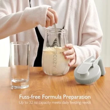 Momcozy Breast Milk Pitcher, Leak-proof Glass Storage