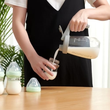 Momcozy Breast Milk Pitcher, Leak-proof Glass Storage