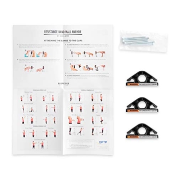 OPTP Resistance Band Wall Anchor Set for Home Workouts