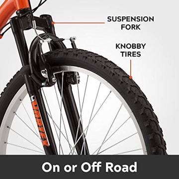 Pacific Mountain Sport Youth Adult Hardtail Bike 24-Inch 18 Speed