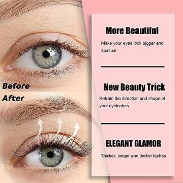 Ecofan Lash Lift Kit, Perming Curling Lifting Eyelash Perm Kit | Professional Semi Permanent for Sal...