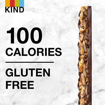 KIND THINS Peanut Butter Dark Chocolate Bars, Gluten Free Snacks, 4g Sugar, 0.74 OZ Bars (60 Count)