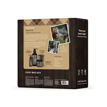 Ultimate Beard Care Gift – EVERY MAN JACK Sandalwood Beard Kit, 1 EA