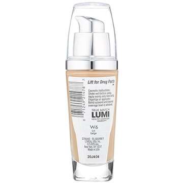 L'Oreal Paris True Match Lumi Healthy Luminous Makeup SPF - W6 Sun Beige, Hydrating & Glowing