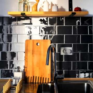 Art3d Peel and Stick Backsplash, 10-Pack Thickened Stick on Subway Tiles, Faux Ceramic Tiles for Kit...