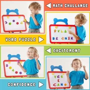 ALPHABATH Suction Bath Toys Alphabet Letters Numbers 42pcs Montessori Stimulating Autism Sensory No Mold Free Preschool Daycare Spelling Math Learn Build Connect Travel Kids Toddlers Ages 1 2 3 Years