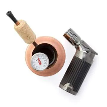 Bripe Coffee Brew Pipe Kit - Portable Espresso Maker with Torch Lighter