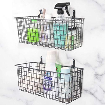 3 Set Extra Large Wall-Mounted Baskets for Storage