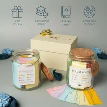 BLIEVE Bible Verse Jar - Daily Inspirational Gift