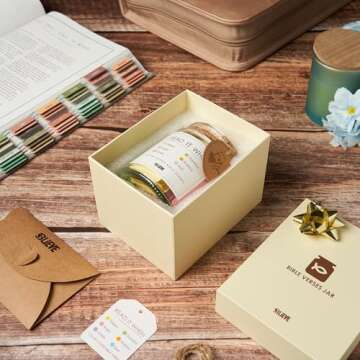 BLIEVE Bible Verse Jar - Daily Inspirational Gift